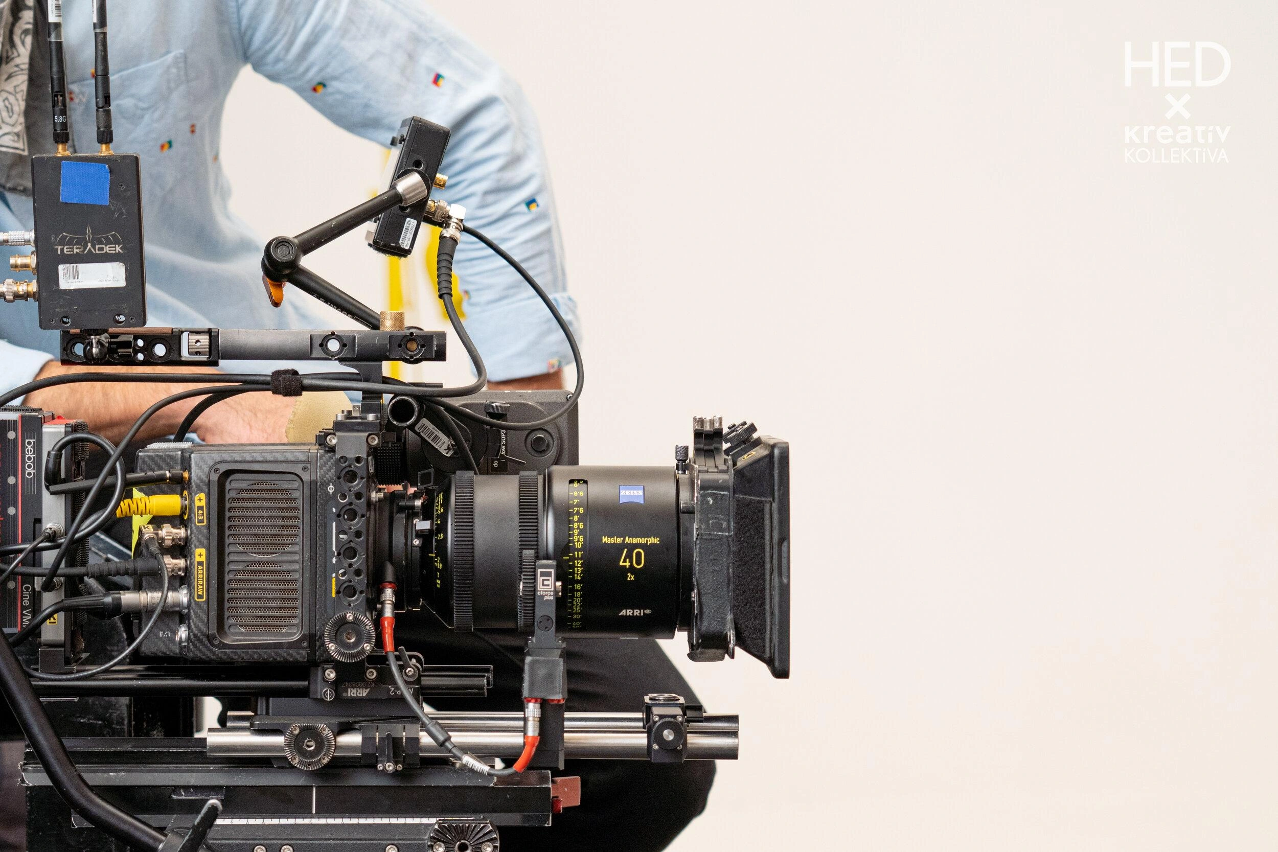 Preparing the camera equipment together