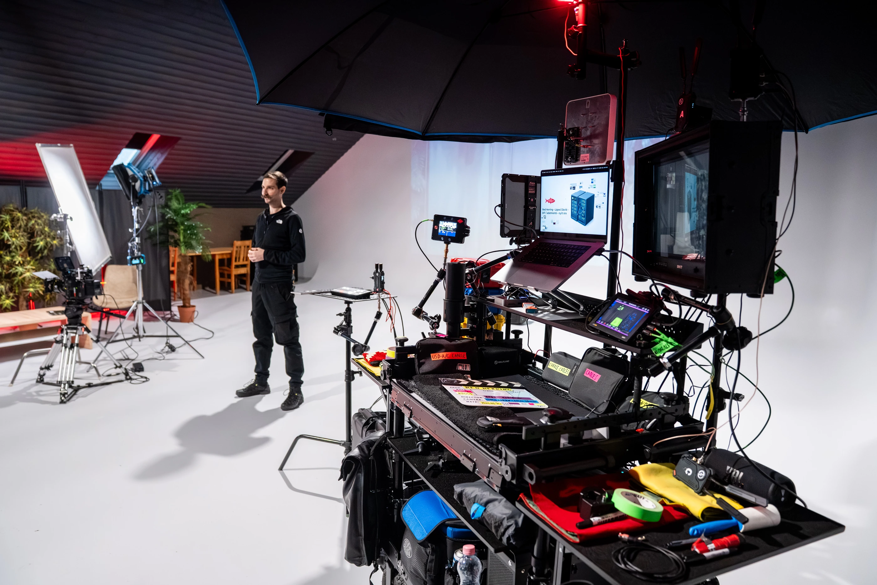 On set
